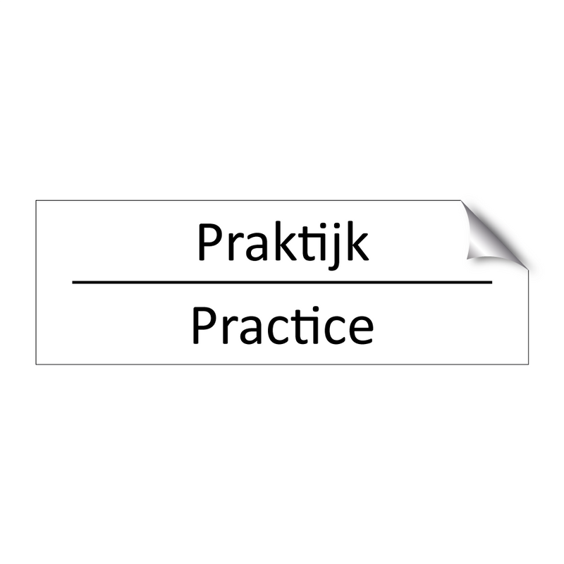 Praktijk - Practice & Praktijk - Practice & Praktijk - Practice