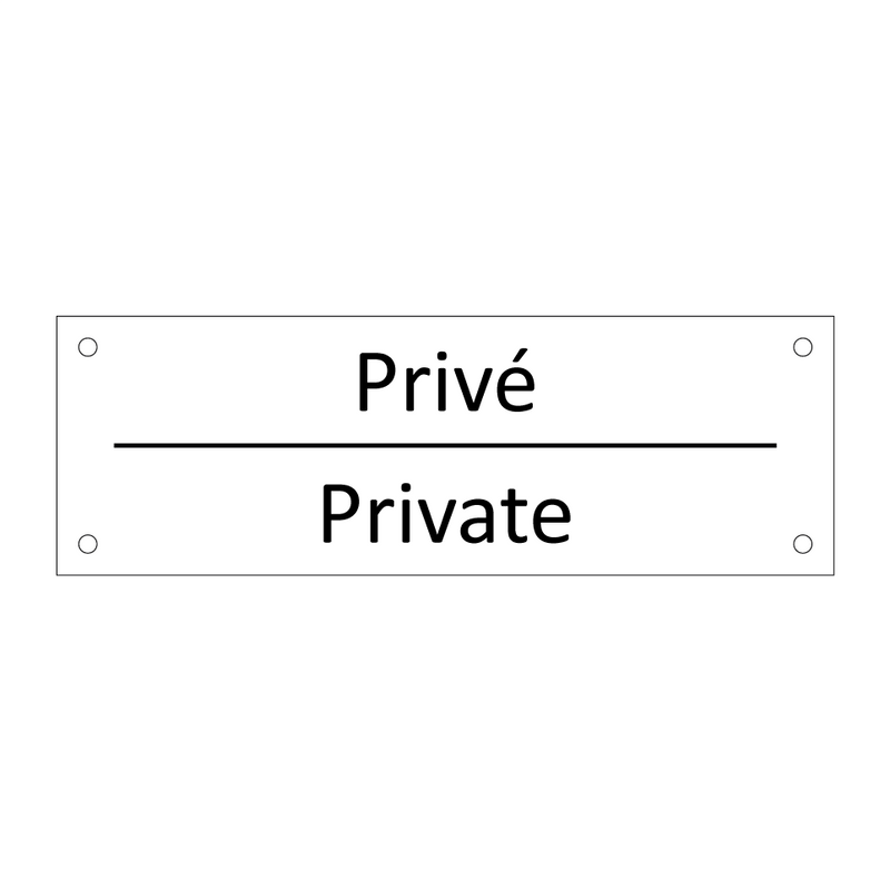 Privé - Private & Privé - Private & Privé - Private