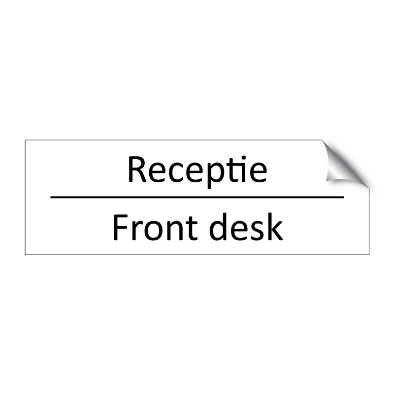 Receptie - Front desk & Receptie - Front desk & Receptie - Front desk