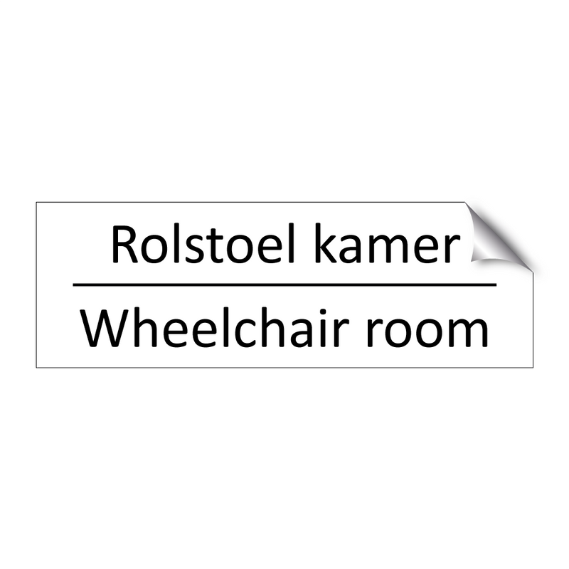 Rolstoel kamer - Wheelchair room & Rolstoel kamer - Wheelchair room