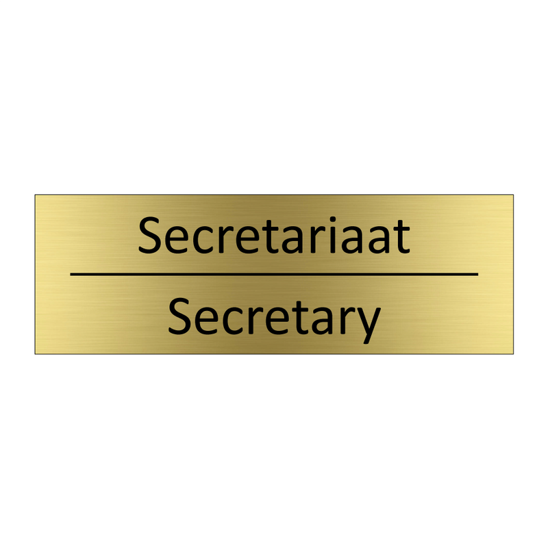 Secretariaat - Secretary & Secretariaat - Secretary & Secretariaat - Secretary