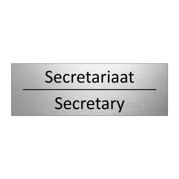 Secretariaat - Secretary & Secretariaat - Secretary & Secretariaat - Secretary