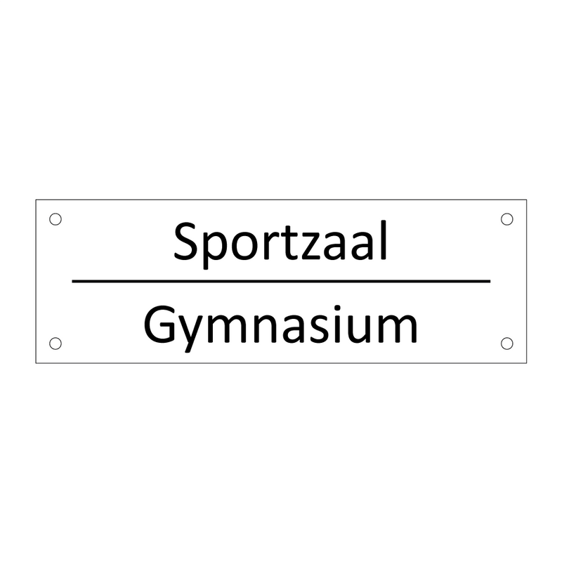 Sportzaal - Gymnasium & Sportzaal - Gymnasium & Sportzaal - Gymnasium