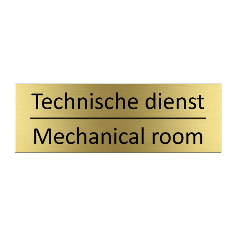 Technische dienst - Mechanical room & Technische dienst - Mechanical room