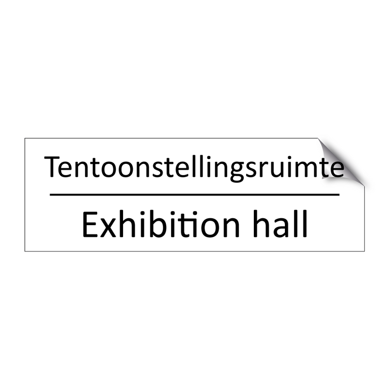 Tentoonstellingsruimte - Exhibition hall & Tentoonstellingsruimte - Exhibition hall