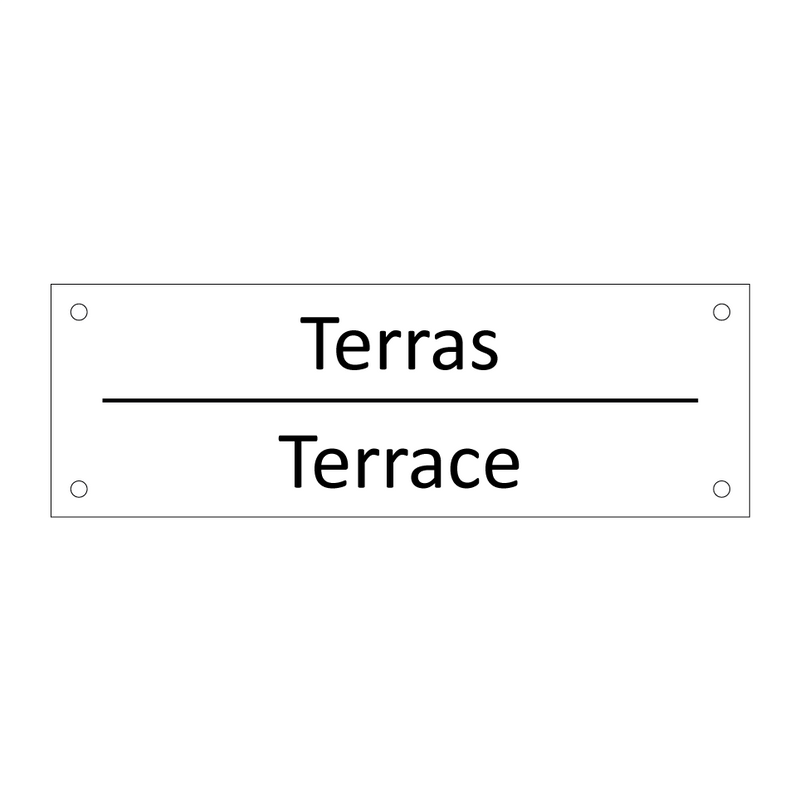 Terras - Terrace & Terras - Terrace & Terras - Terrace