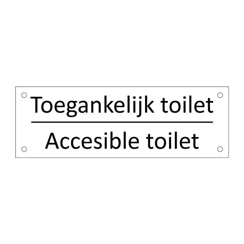 Toegankelijk toilet - Accesible toilet & Toegankelijk toilet - Accesible toilet