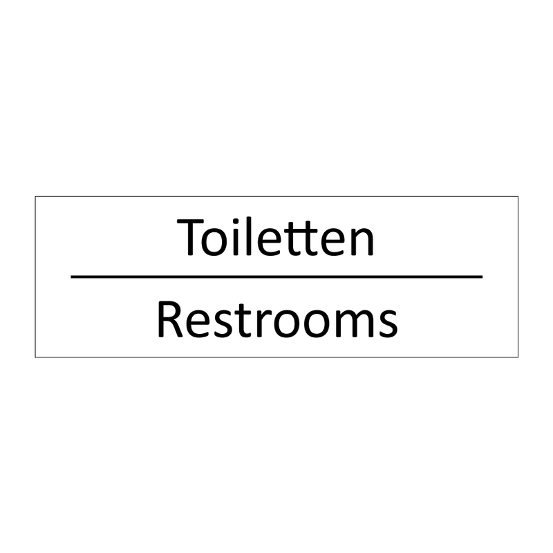 Toiletten - Restrooms & Toiletten - Restrooms & Toiletten - Restrooms & Toiletten - Restrooms