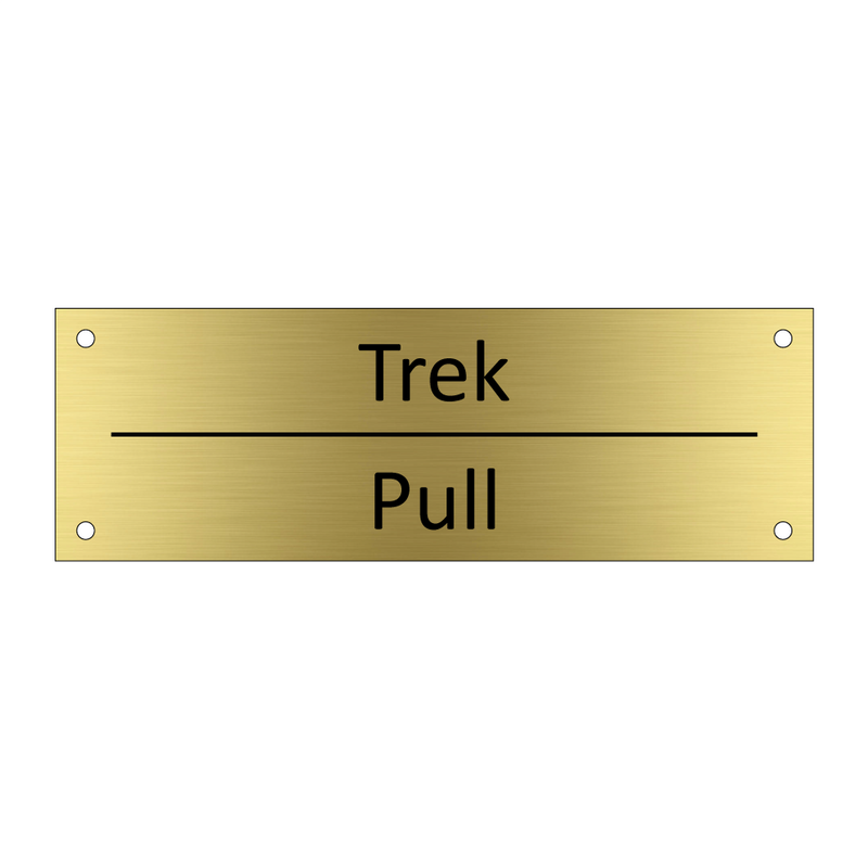 Trek - Pull & Trek - Pull & Trek - Pull