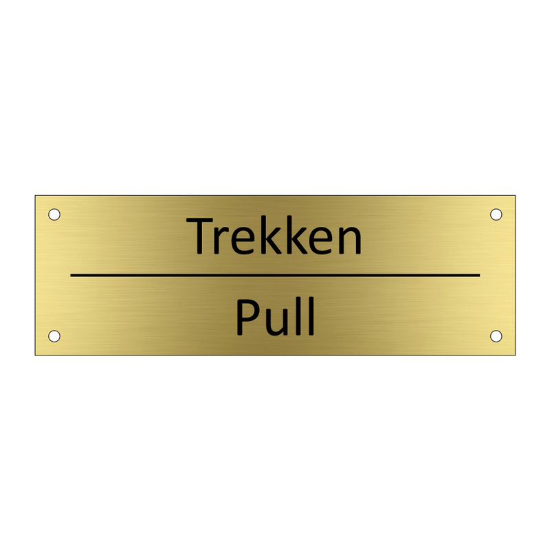 Trekken - Pull & Trekken - Pull & Trekken - Pull