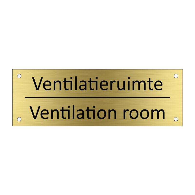 Ventilatieruimte - Ventilation room & Ventilatieruimte - Ventilation room