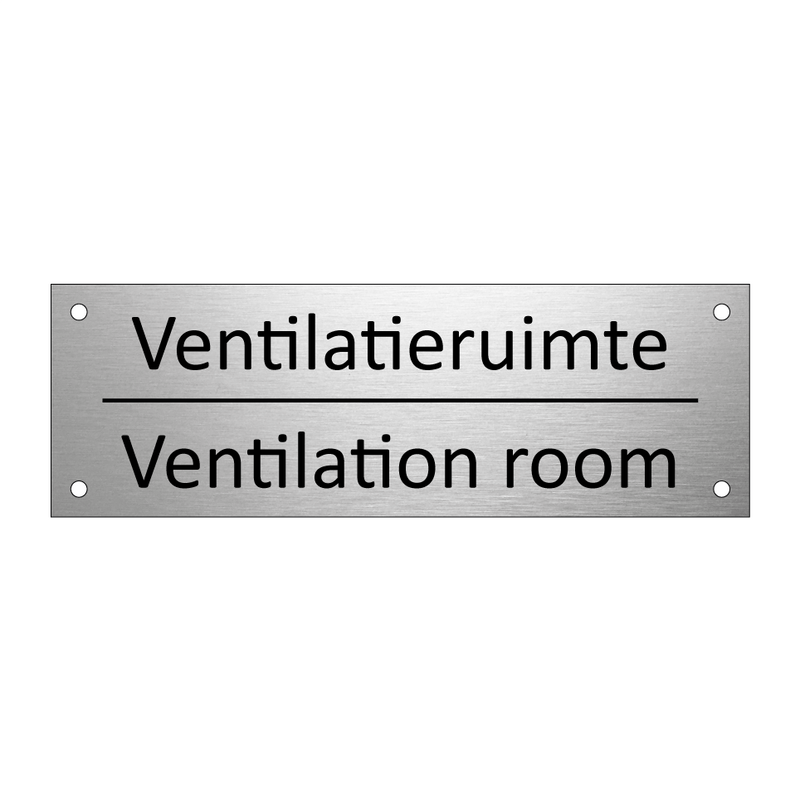 Ventilatieruimte - Ventilation room & Ventilatieruimte - Ventilation room