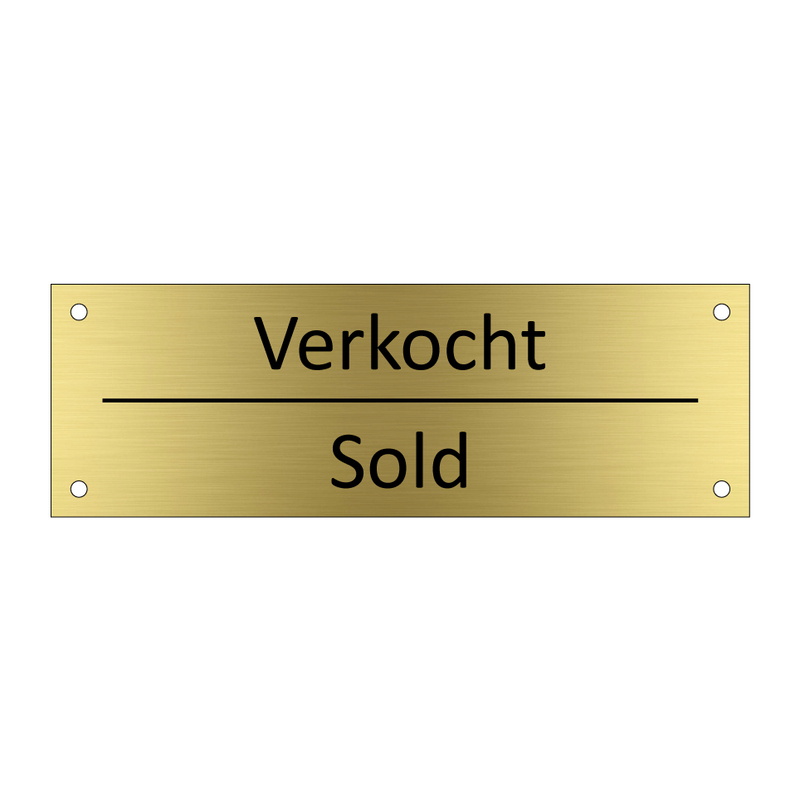 Verkocht - Sold & Verkocht - Sold & Verkocht - Sold