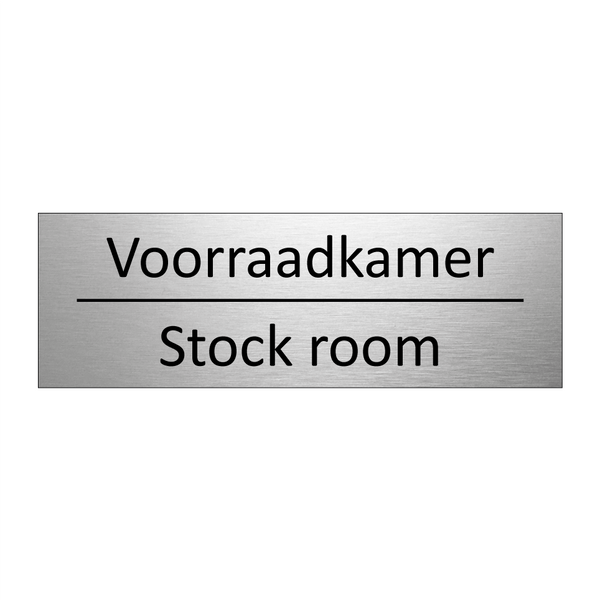 Voorraadkamer - Stock room & Voorraadkamer - Stock room & Voorraadkamer - Stock room