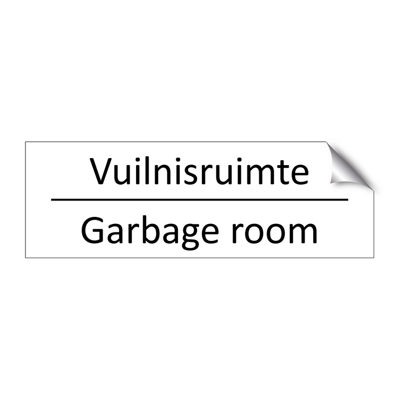 Vuilnisruimte - Garbage room & Vuilnisruimte - Garbage room & Vuilnisruimte - Garbage room