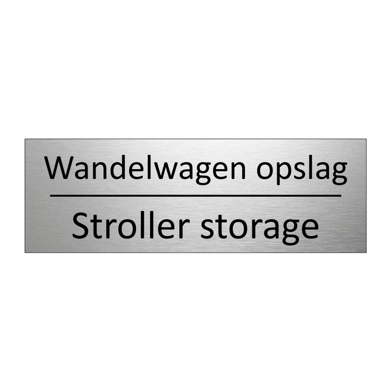 Wandelwagen opslag - Stroller storage & Wandelwagen opslag - Stroller storage