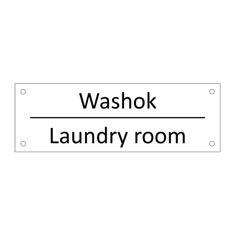 Washok - Laundry room & Washok - Laundry room & Washok - Laundry room