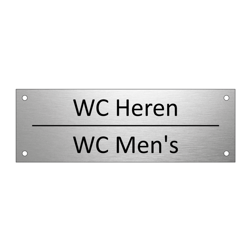 WC Heren - WC Men's & WC Heren - WC Men's & WC Heren - WC Men's