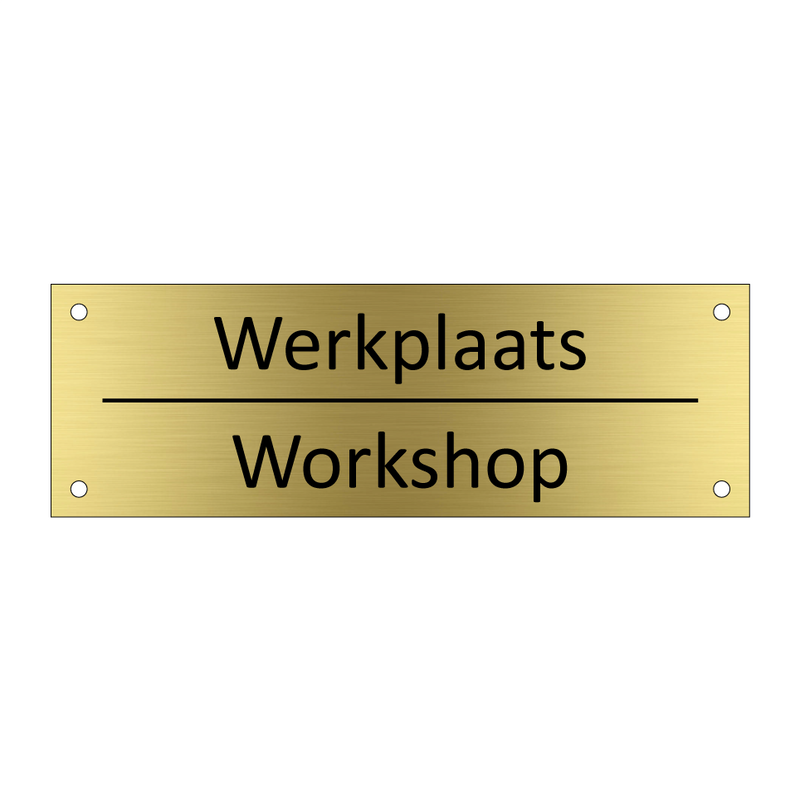 Werkplaats - Workshop & Werkplaats - Workshop & Werkplaats - Workshop