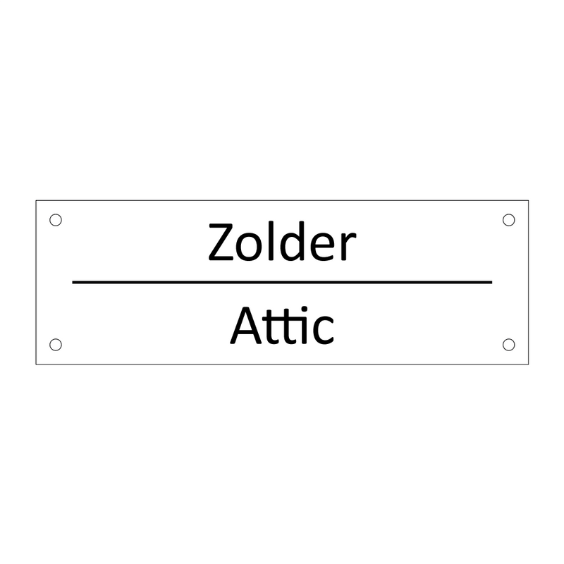 Zolder - Attic & Zolder - Attic & Zolder - Attic