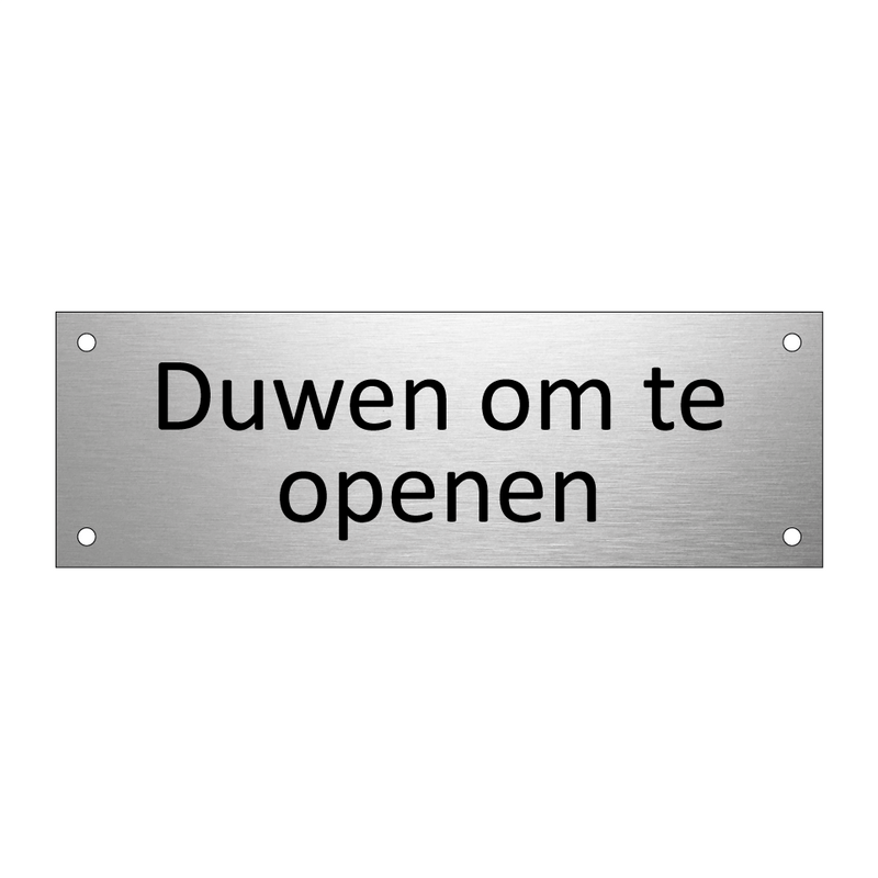 Duwen om te openen & Duwen om te openen & Duwen om te openen