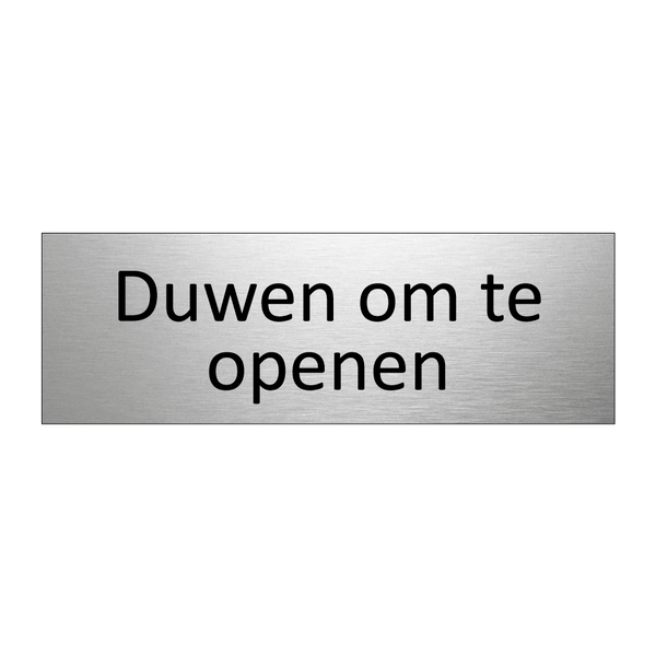 Duwen om te openen & Duwen om te openen & Duwen om te openen & Duwen om te openen