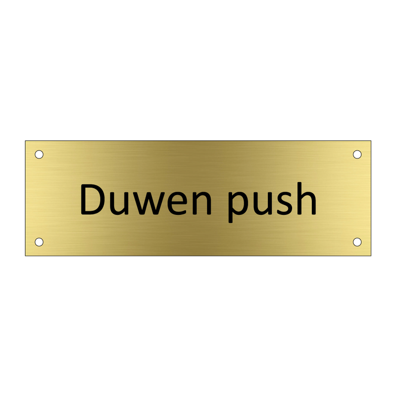 Duwen push & Duwen push & Duwen push