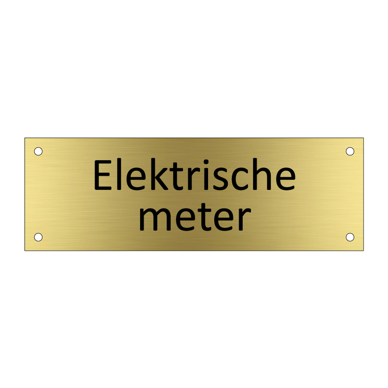 Elektrische meter & Elektrische meter & Elektrische meter