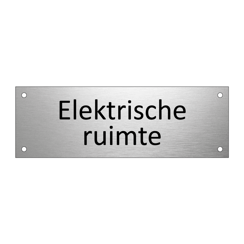 Elektrische ruimte & Elektrische ruimte & Elektrische ruimte