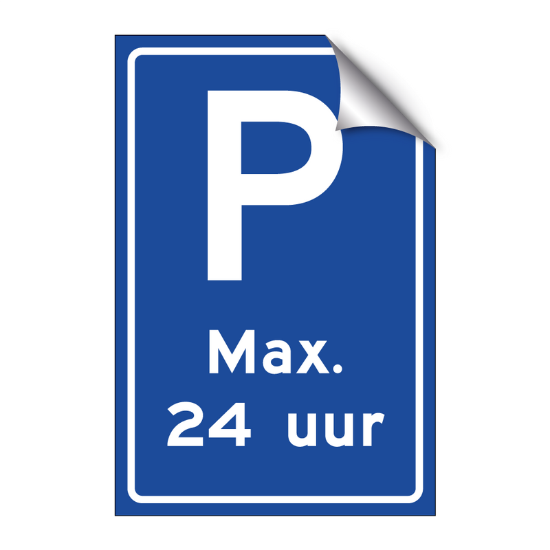 24 uur max. & 24 uur max. & 24 uur max. & 24 uur max.