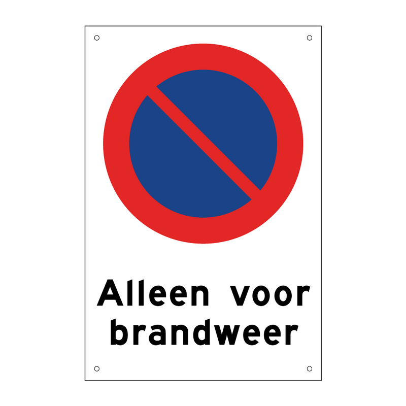 Alleen voor brandweer & Alleen voor brandweer & Alleen voor brandweer & Alleen voor brandweer