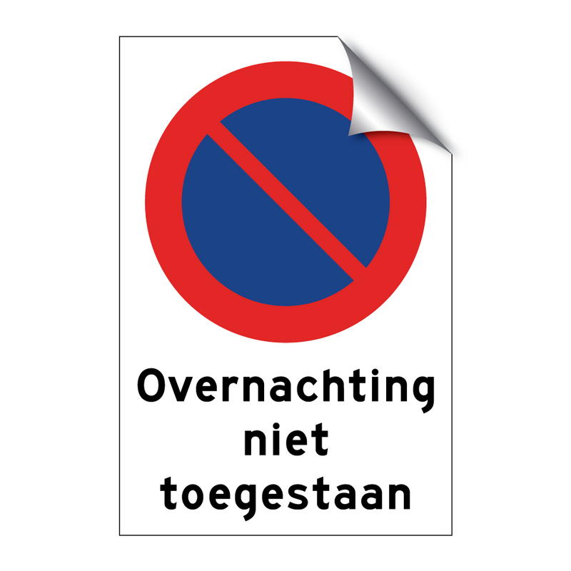 Overnachting niet toegestaan & Overnachting niet toegestaan & Overnachting niet toegestaan